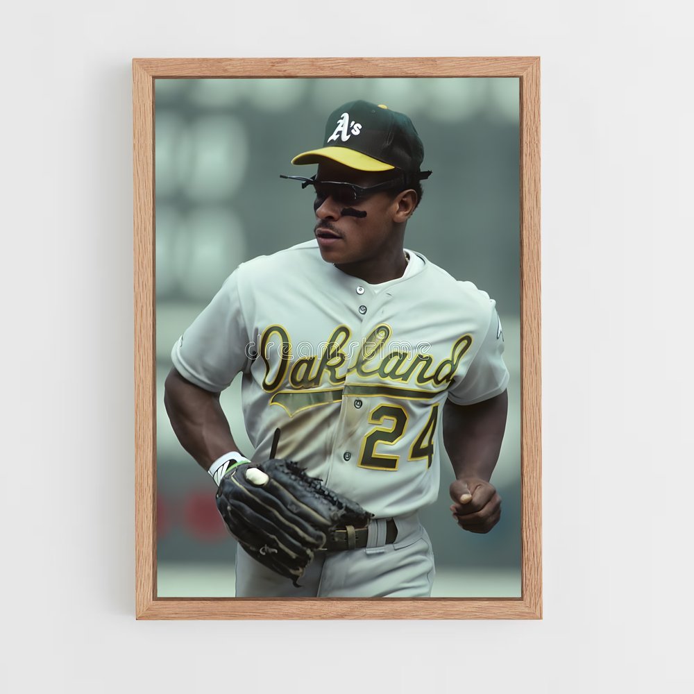 Poster Légende des Oakland Athletics – affiche Baseball (vue 4)